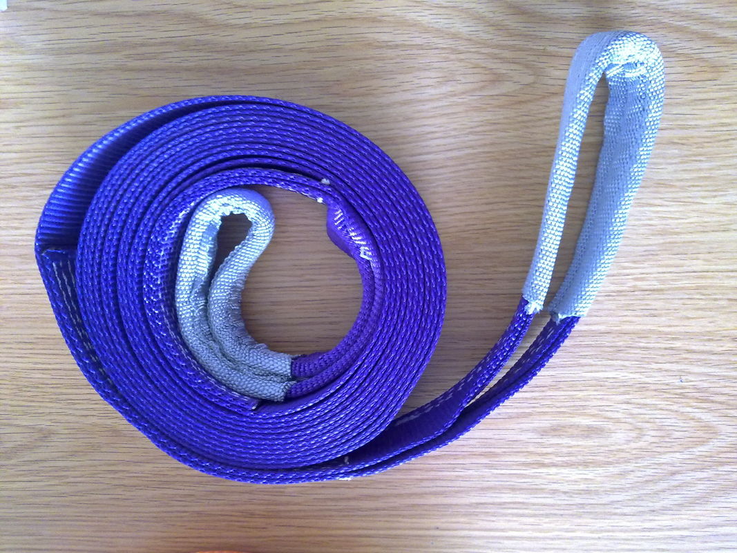 High Tensile Multicolor Trailer Tow Straps , Recovery Truck Straps CE