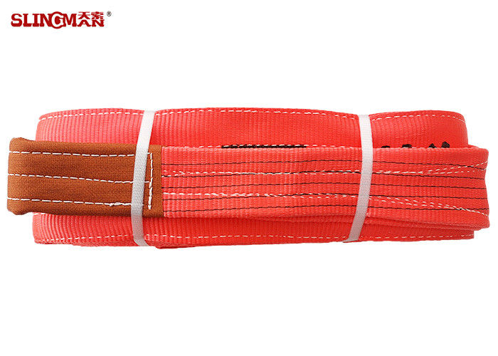 Lifting Hoisting Belt 5t Polyester Flat bing Slings / bing Strap