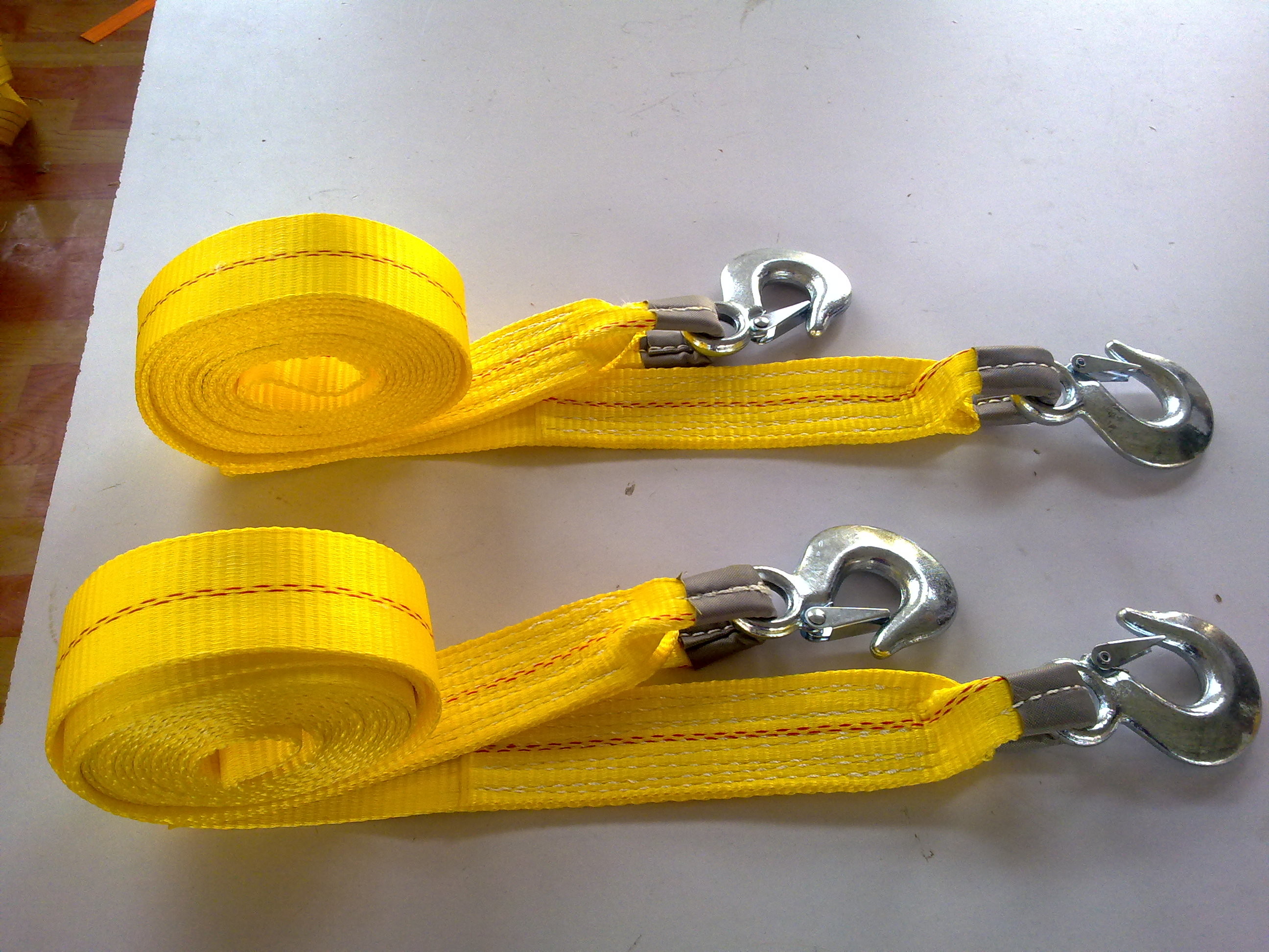 Industrial Heavy Duty Tow Straps Polyester Material TUV ISO Certificate