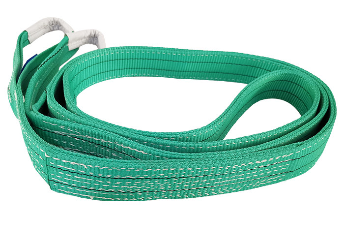 One Way Belt Green Color bing Lifting Slings Flat Eye  Sling TUV Certification