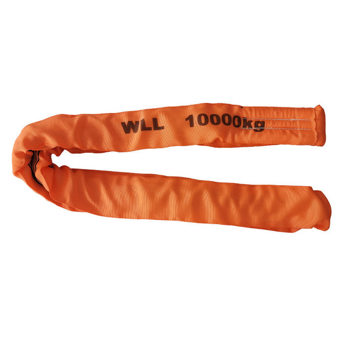 Endless Polyester Round Lifting Sling WLL 10T EN14922 Customized Length
