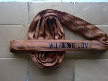 Buy Customized Size Endless Polyester Sling , 6000kg Round Endless Lifting Slings online manufacture
