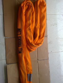 Buy Heavy Duty Endless Round Sling Polyester WLL 10T EN1492-2 Soft ORANGE online manufacture