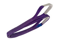 Purple Polyester Flat Webbing Sling Flat Web Lifting Slings ISO9000