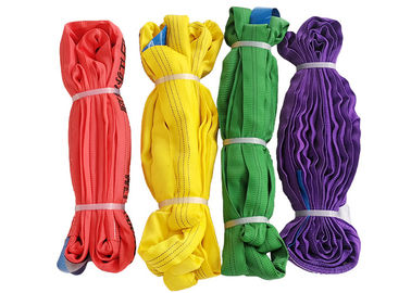 Buy Anti Abrasion Polyester Lifting Sling 6T/5T/4T/3T/2T/1T With Easy Rigging And Storage online manufacture