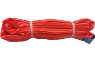 Multi Purpose Red Polyester Endless Round Sling 5000kg For Heavy Lifting
