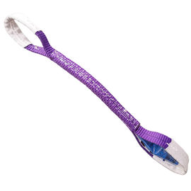 Buy Flat Eye Polyester Flat Webbing Sling Belt Webbing Strap Violet Color online manufacture
