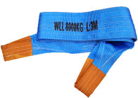 Duplex Polyester Colour Code Of Flat Lifting Webbing Sling 8 Ton For Lawn