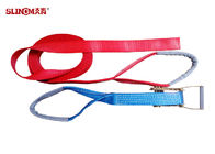 50MM Ratchet Tie Down Straps LC2500 DIN EN 12195-2 Corrosion Resistance With Eyes