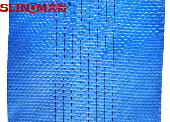 Buy Blue Lightweight Polypropylene Webbing , Breaking Strength 36000 KG Custom Webbing EN1492-1 online manufacture