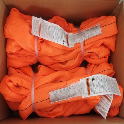 Buy Heavy Duty 5 to 1 Polyester Round Sling Jacket Twill Weave Vertical 17000 LBS online manufacture