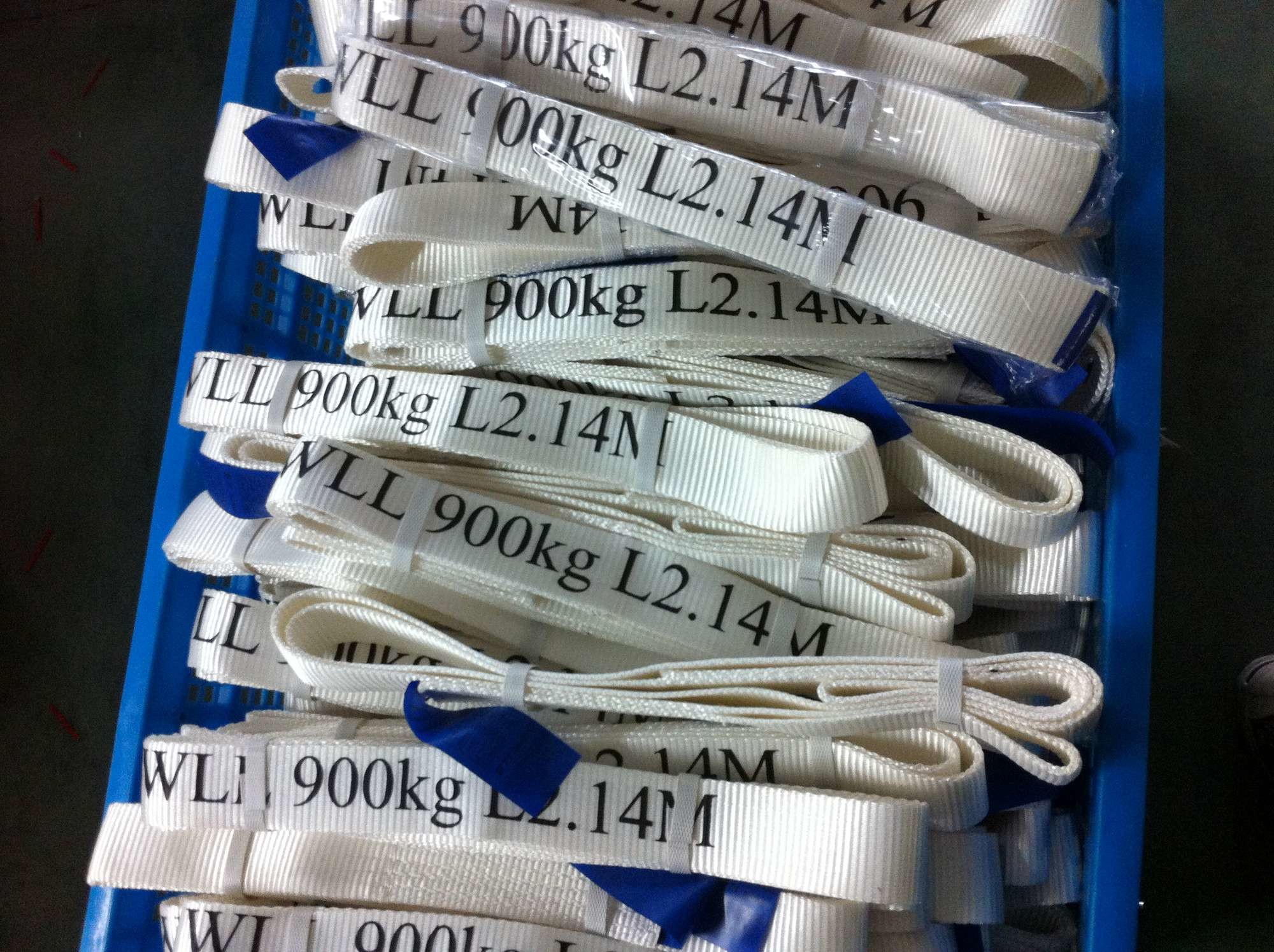 Safety Factor 5 To 1 Endless bing Sling 900kg White Color OEM Available