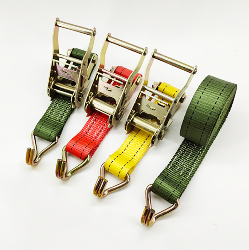 Custom Heavy Duty Car Trailer Ratchet Tie Down Straps 5000KG Capacity