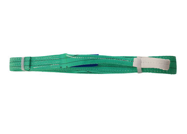 One Way Belt Green Color Webbing Lifting Slings Flat Eye Web Sling TUV Certification