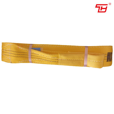 Double Ply Polyester Flat Eye Sling One Side Lifting Width 75mm 90mm